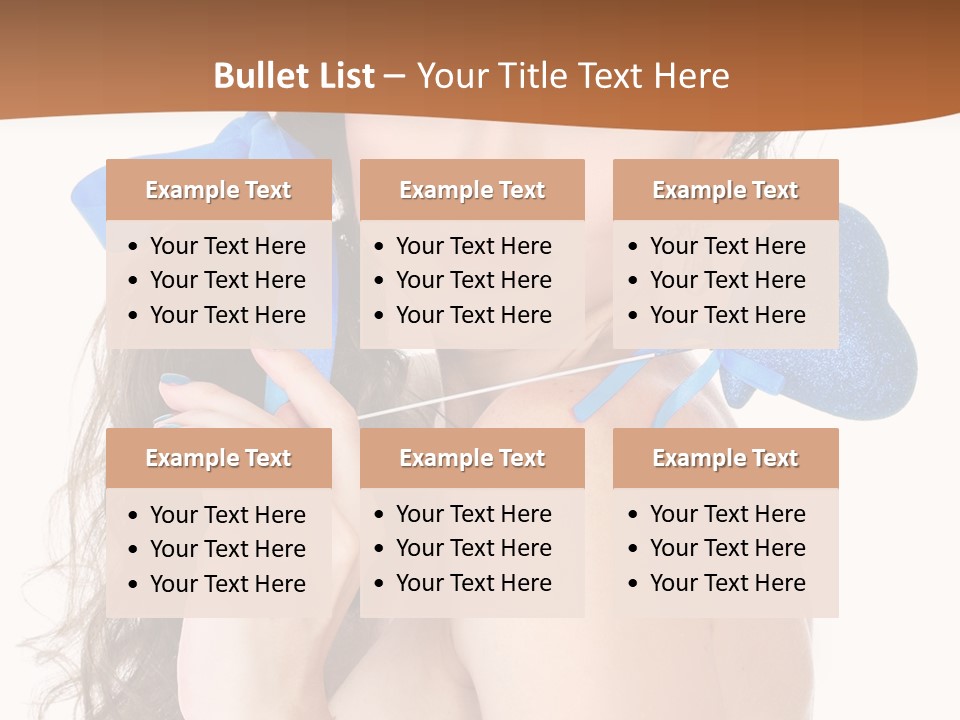 Woman Makeup Closeup PowerPoint Template