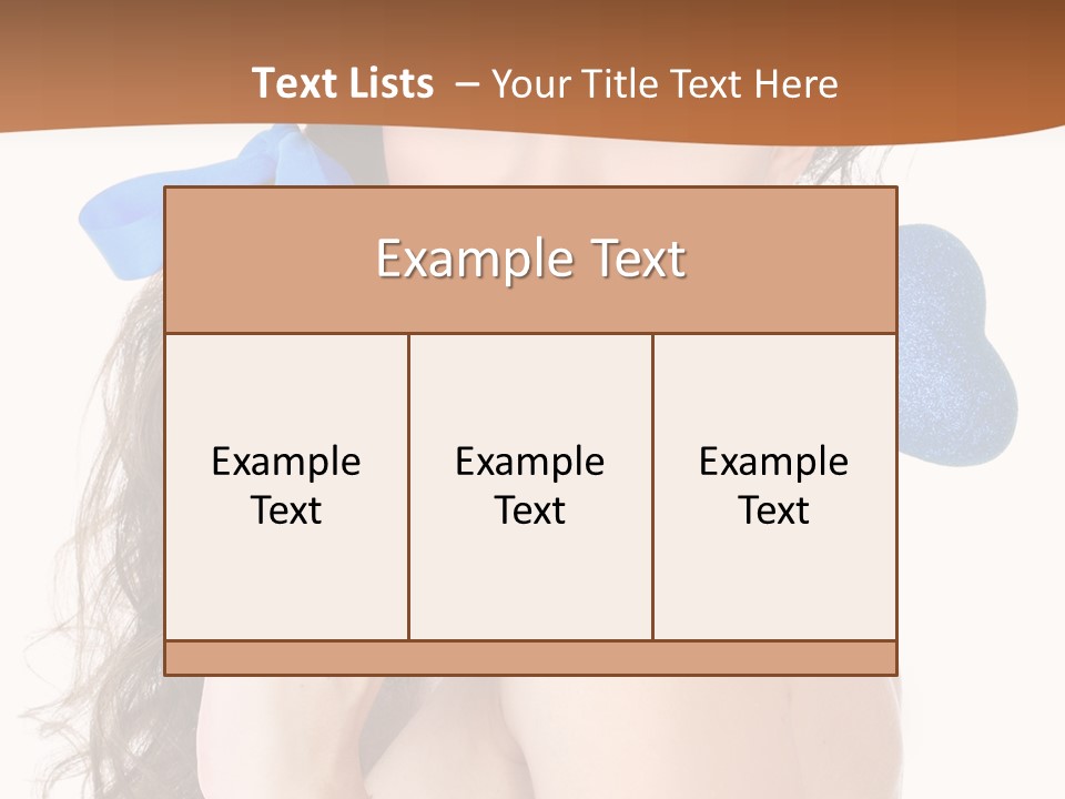 Woman Makeup Closeup PowerPoint Template