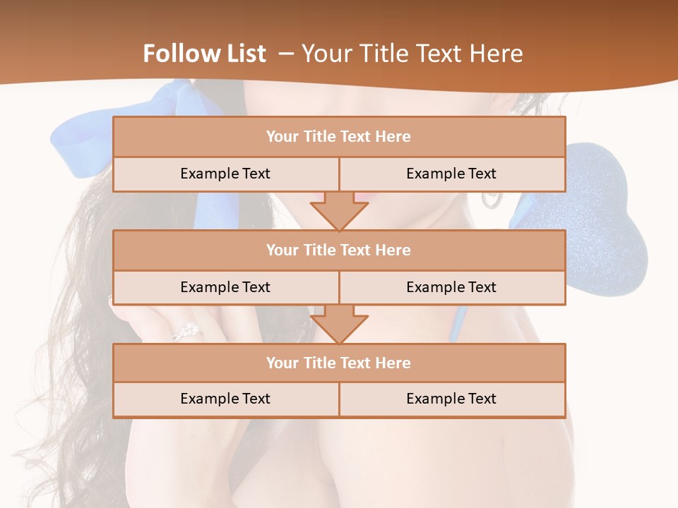 Woman Makeup Closeup PowerPoint Template