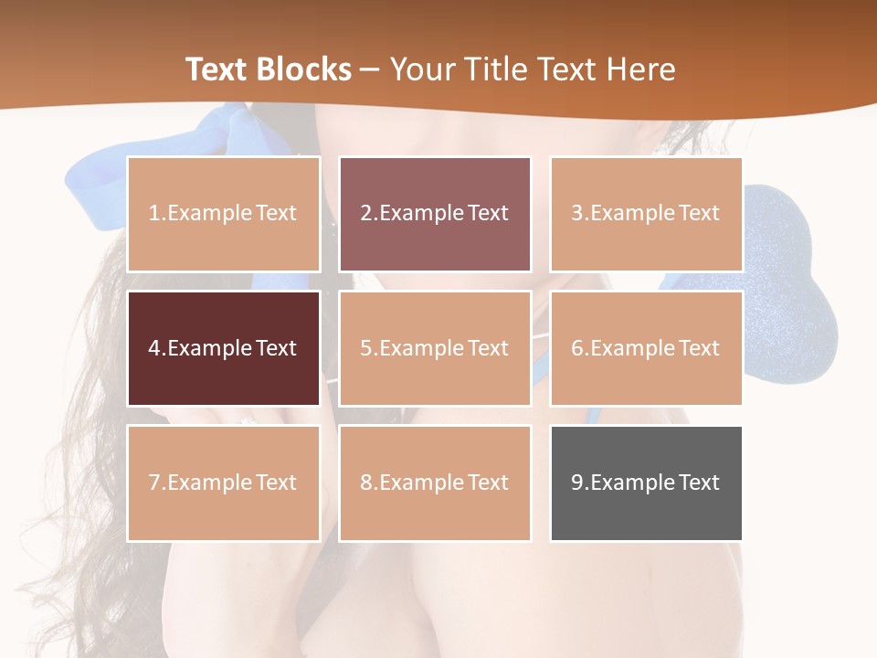 Woman Makeup Closeup PowerPoint Template