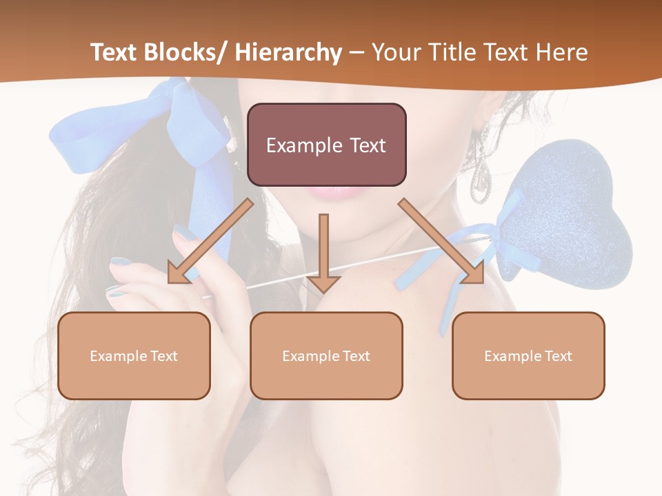 Woman Makeup Closeup PowerPoint Template