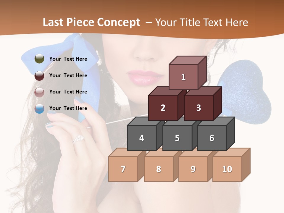 Woman Makeup Closeup PowerPoint Template