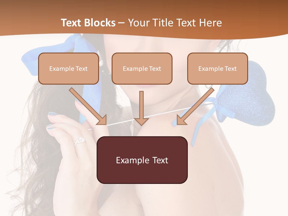 Woman Makeup Closeup PowerPoint Template