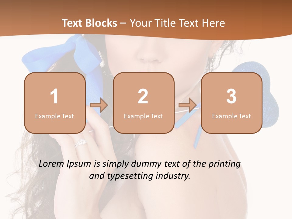 Woman Makeup Closeup PowerPoint Template