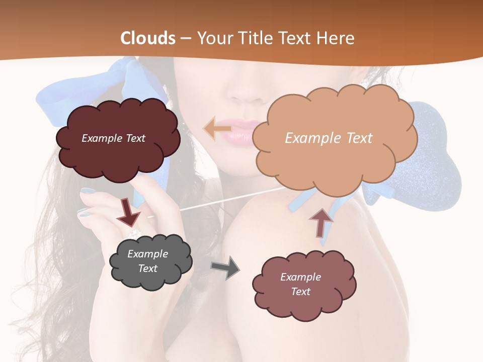 Woman Makeup Closeup PowerPoint Template