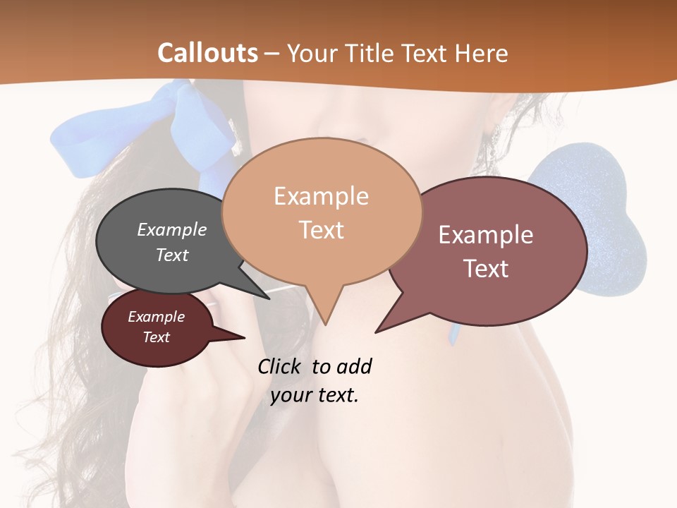 Woman Makeup Closeup PowerPoint Template