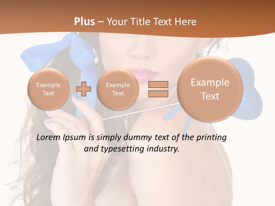 Woman Makeup Closeup PowerPoint Template