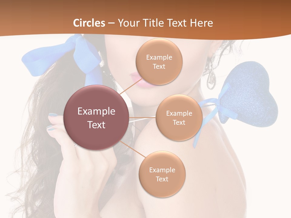 Woman Makeup Closeup PowerPoint Template