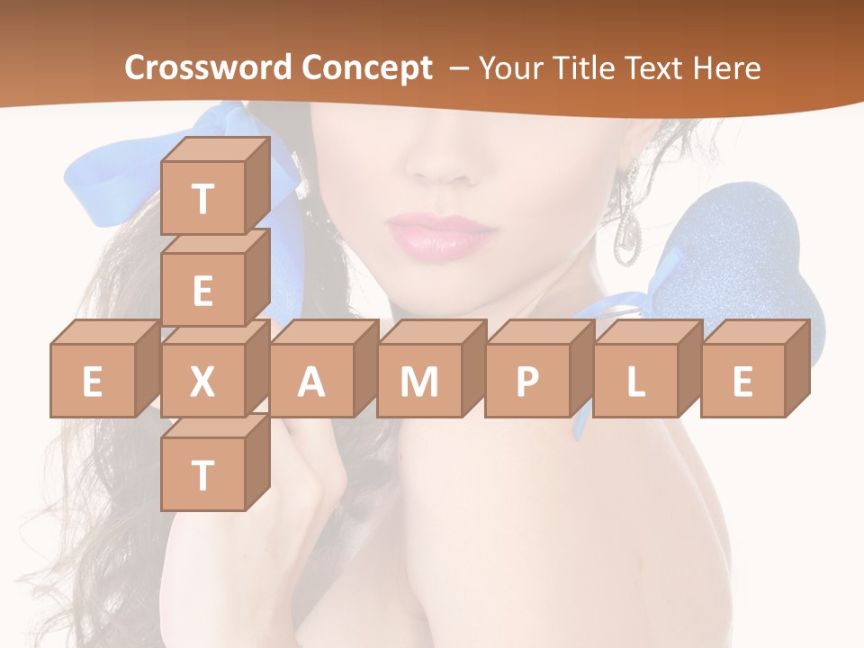 Woman Makeup Closeup PowerPoint Template