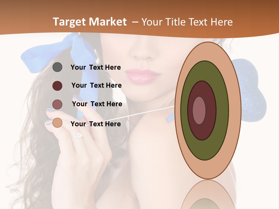 Woman Makeup Closeup PowerPoint Template