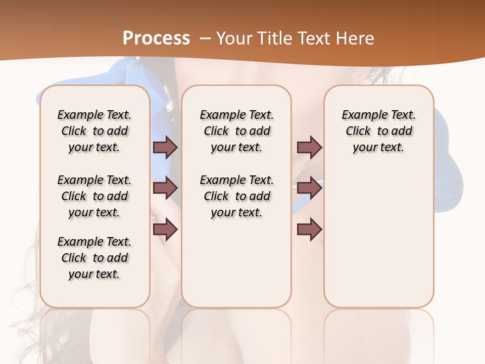 Woman Makeup Closeup PowerPoint Template