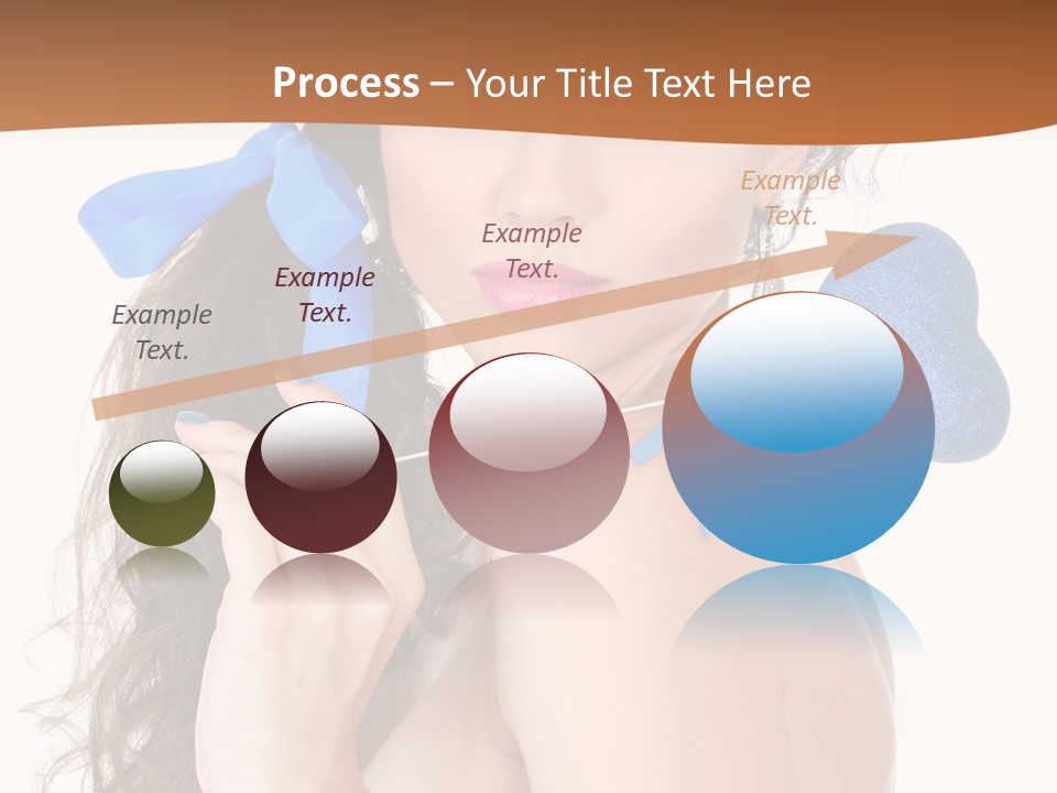 Woman Makeup Closeup PowerPoint Template