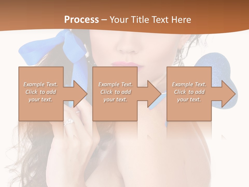 Woman Makeup Closeup PowerPoint Template