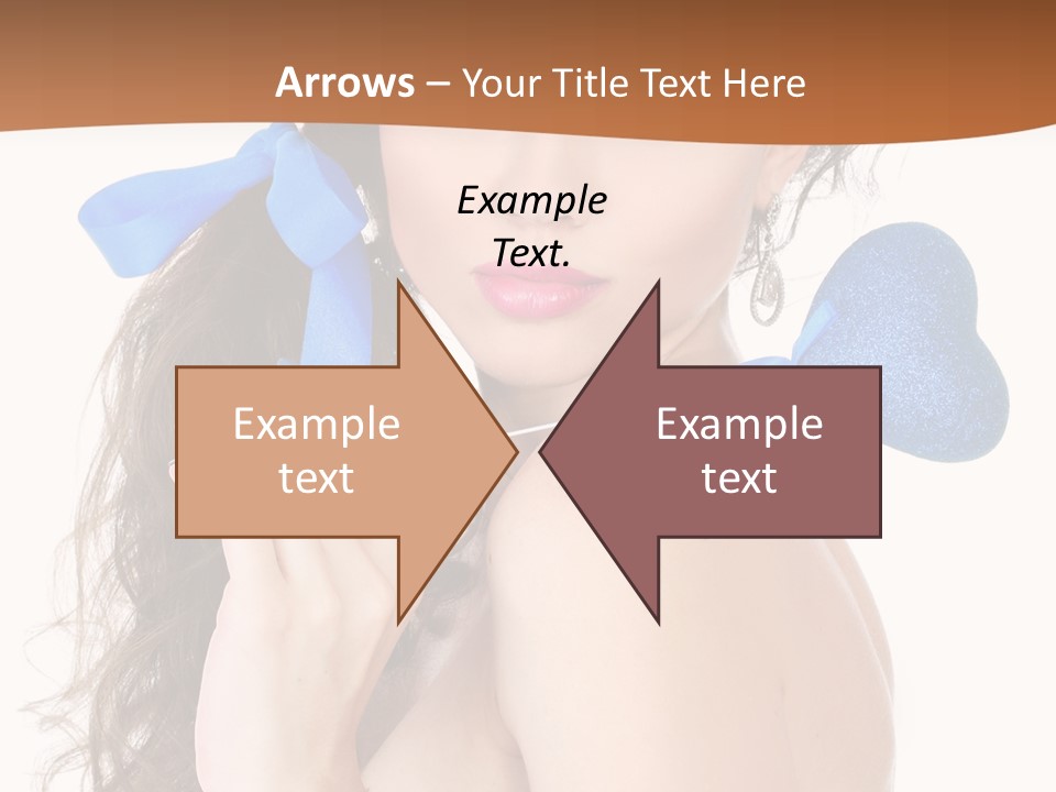 Woman Makeup Closeup PowerPoint Template