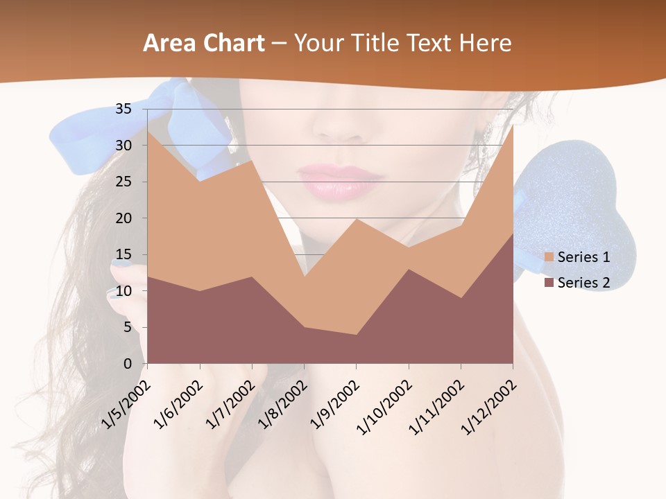 Woman Makeup Closeup PowerPoint Template