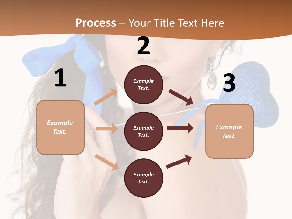 Woman Makeup Closeup PowerPoint Template