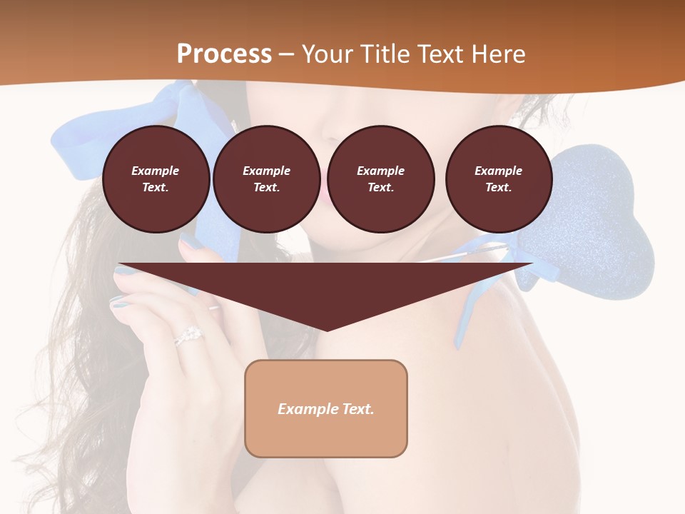 Woman Makeup Closeup PowerPoint Template