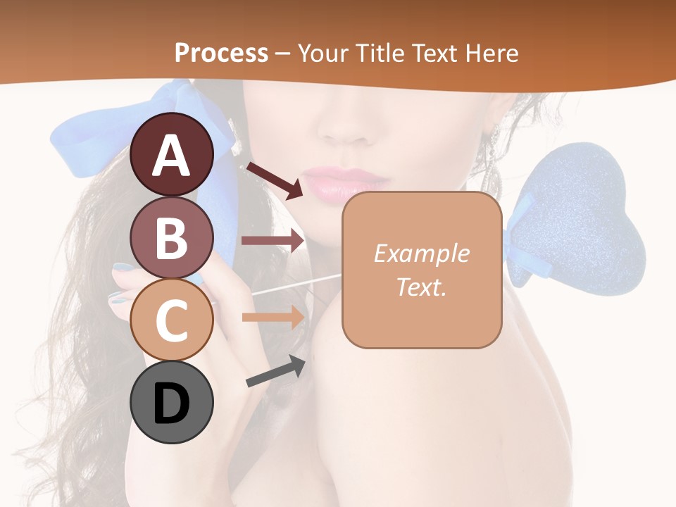 Woman Makeup Closeup PowerPoint Template