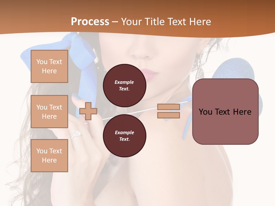 Woman Makeup Closeup PowerPoint Template