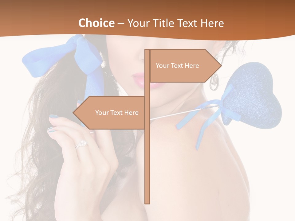 Woman Makeup Closeup PowerPoint Template