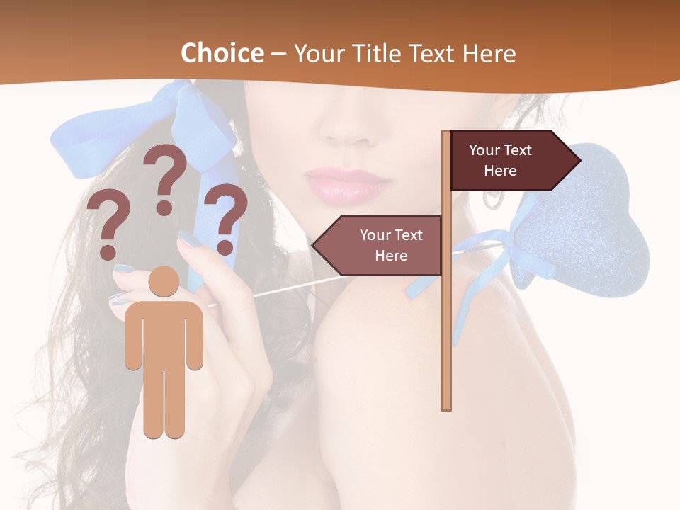 Woman Makeup Closeup PowerPoint Template