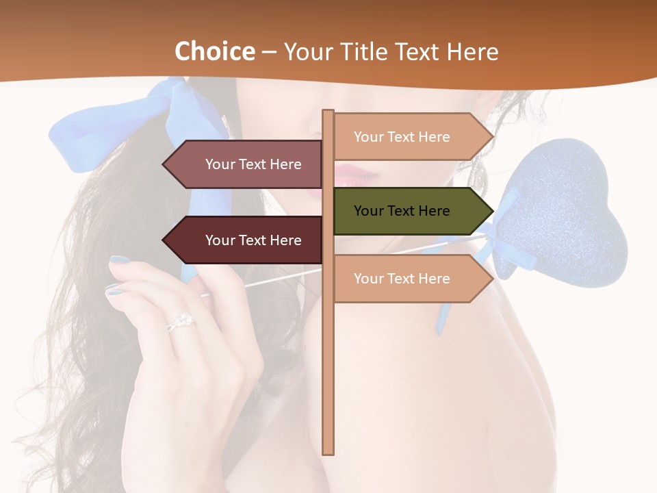 Woman Makeup Closeup PowerPoint Template