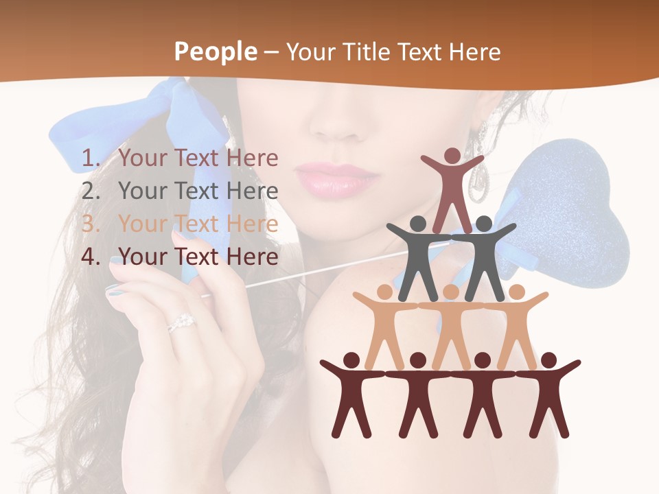 Woman Makeup Closeup PowerPoint Template