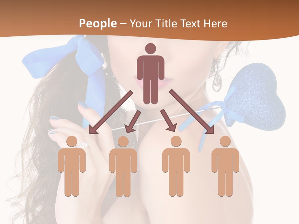 Woman Makeup Closeup PowerPoint Template