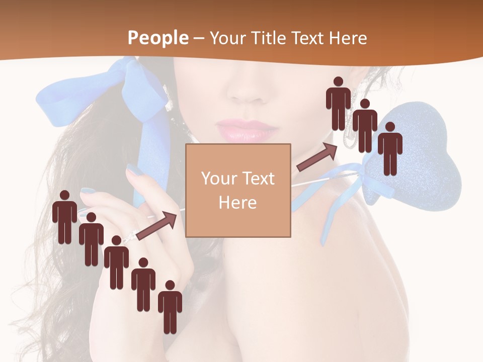 Woman Makeup Closeup PowerPoint Template