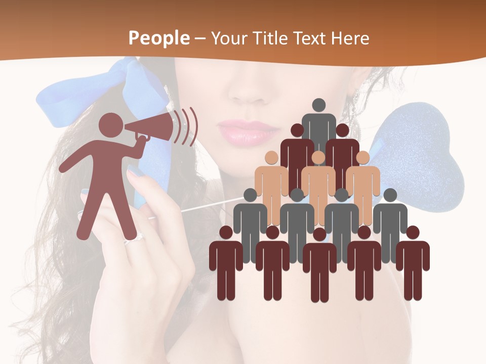 Woman Makeup Closeup PowerPoint Template