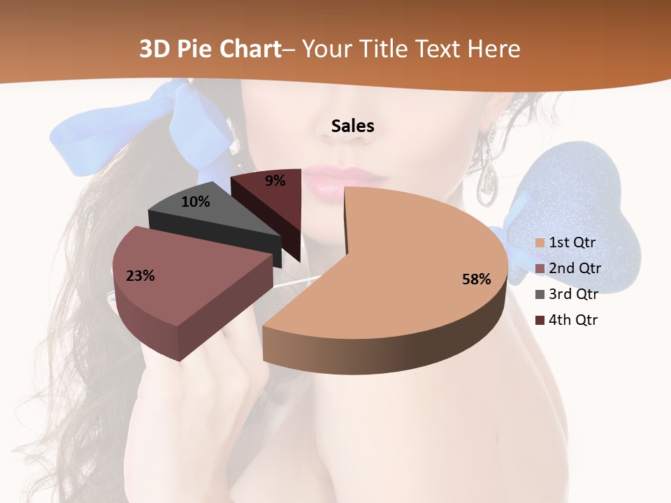 Woman Makeup Closeup PowerPoint Template