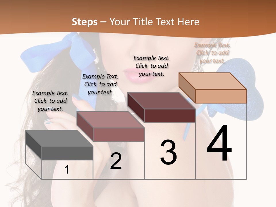 Woman Makeup Closeup PowerPoint Template