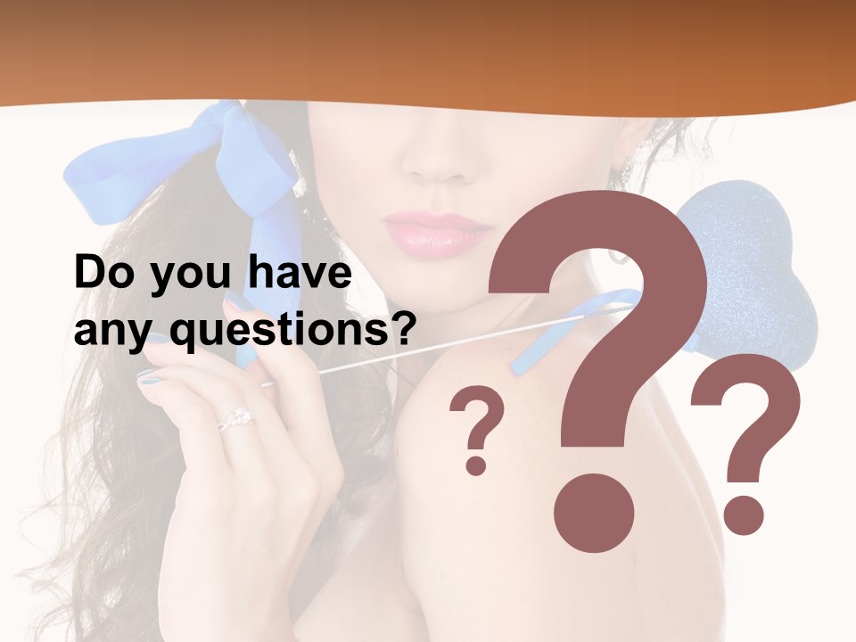 Woman Makeup Closeup PowerPoint Template