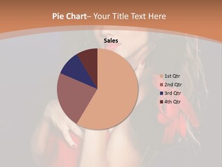 Lady Eyes Hands PowerPoint Template