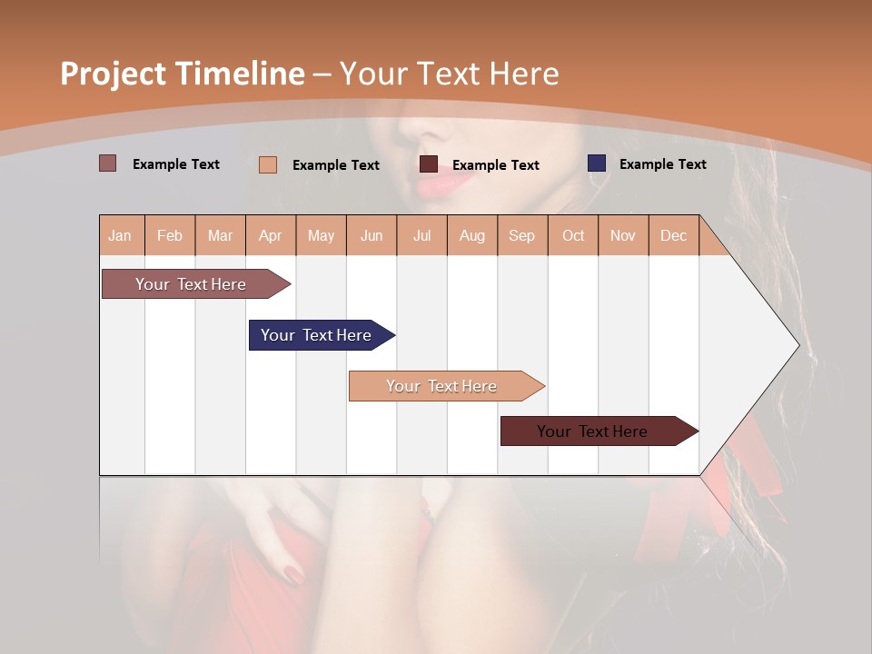 Lady Eyes Hands PowerPoint Template