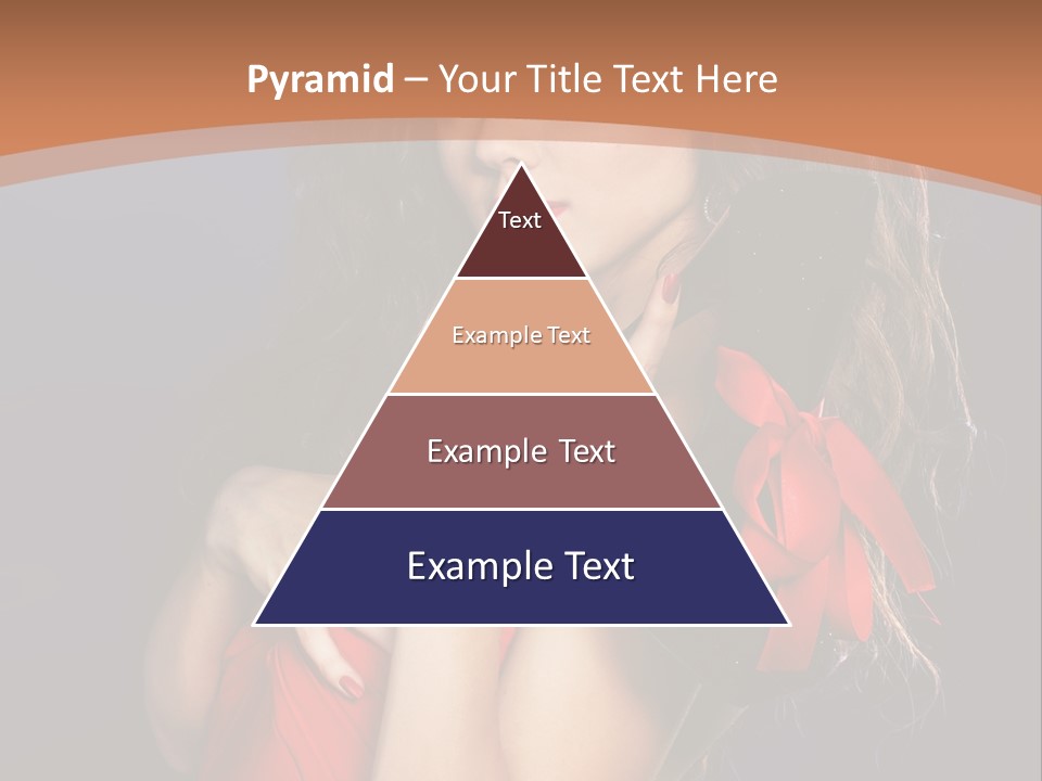 Lady Eyes Hands PowerPoint Template