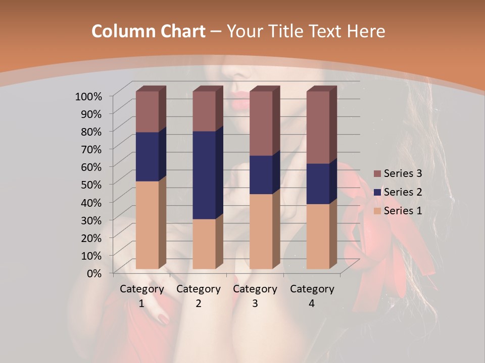 Lady Eyes Hands PowerPoint Template