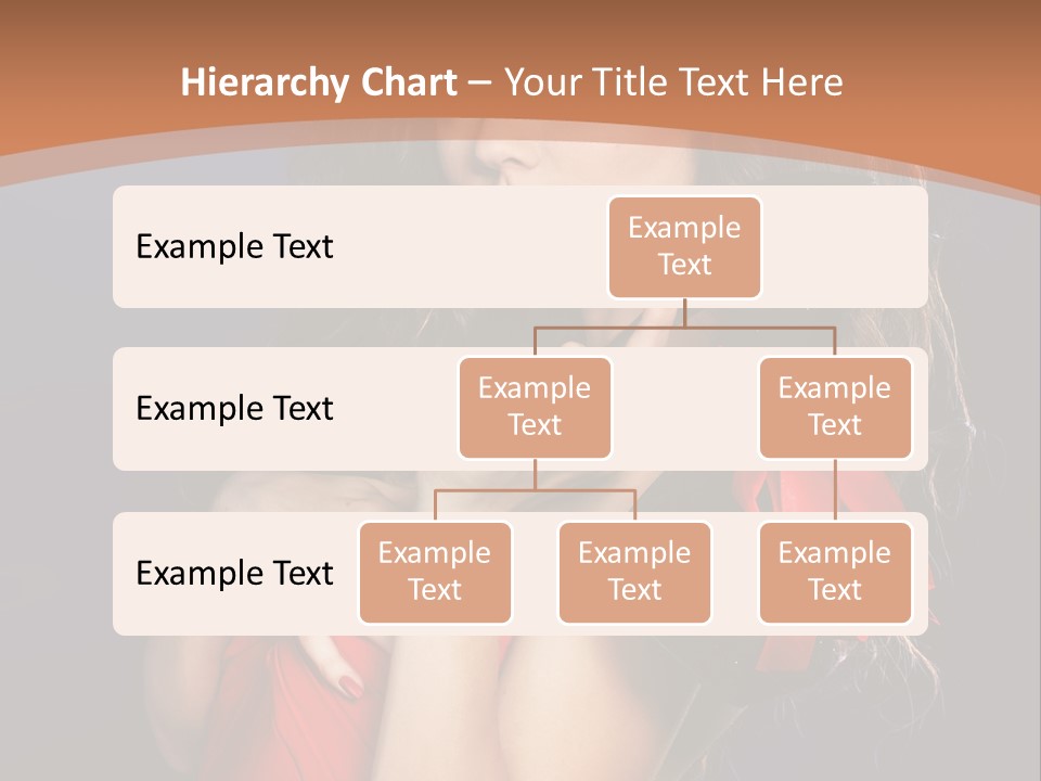 Lady Eyes Hands PowerPoint Template