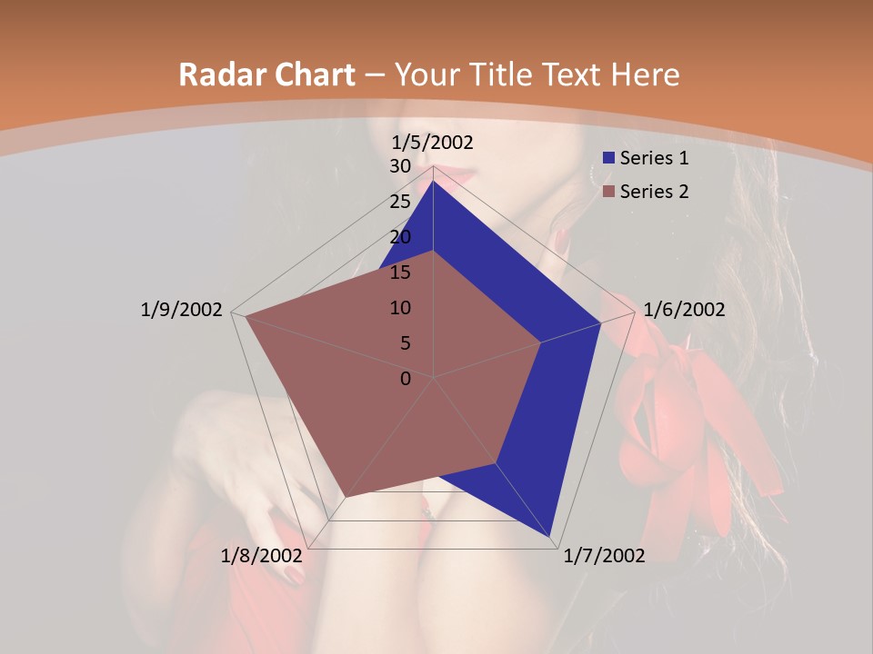 Lady Eyes Hands PowerPoint Template