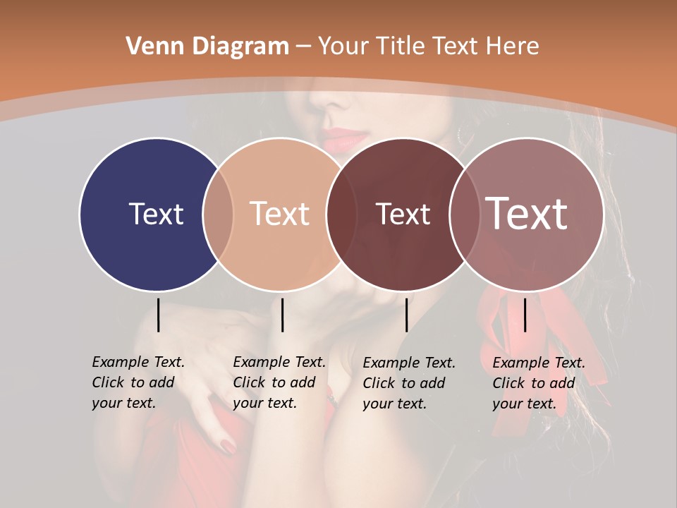 Lady Eyes Hands PowerPoint Template