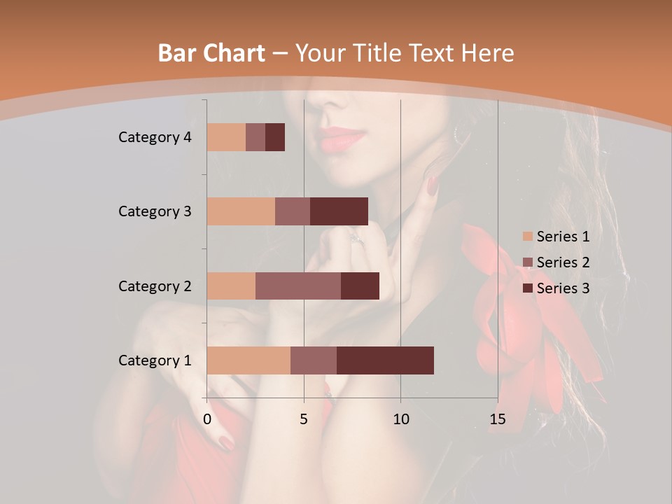 Lady Eyes Hands PowerPoint Template