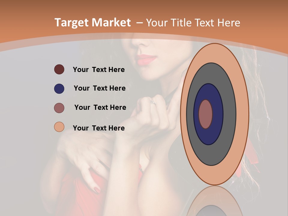 Lady Eyes Hands PowerPoint Template