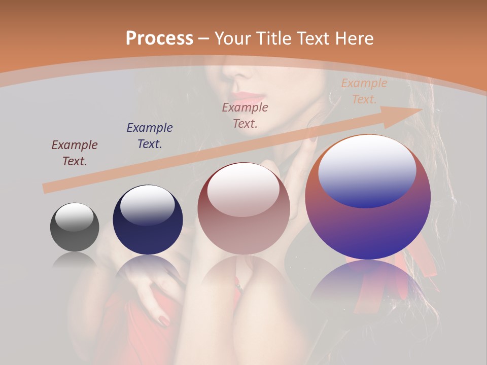 Lady Eyes Hands PowerPoint Template
