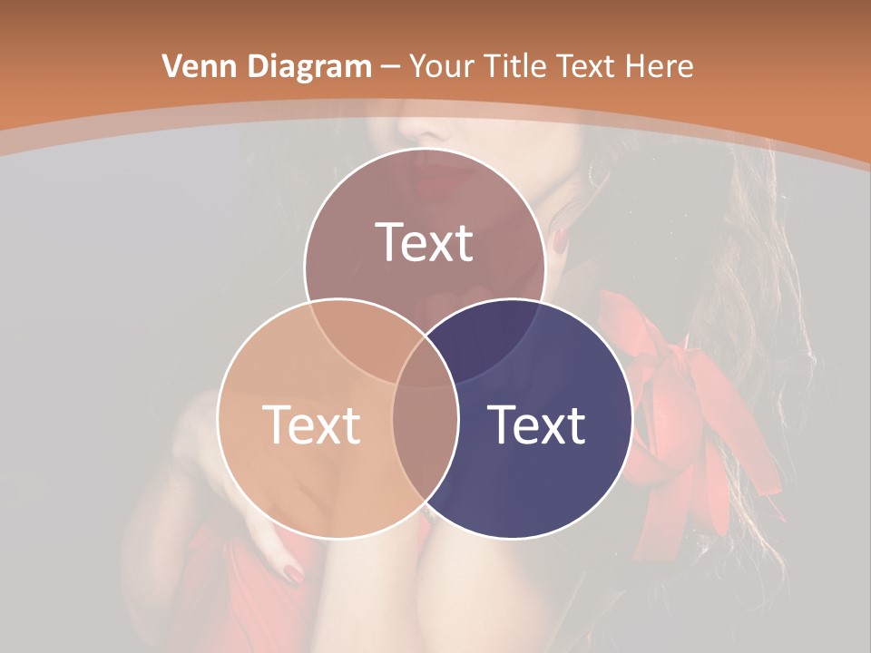 Lady Eyes Hands PowerPoint Template