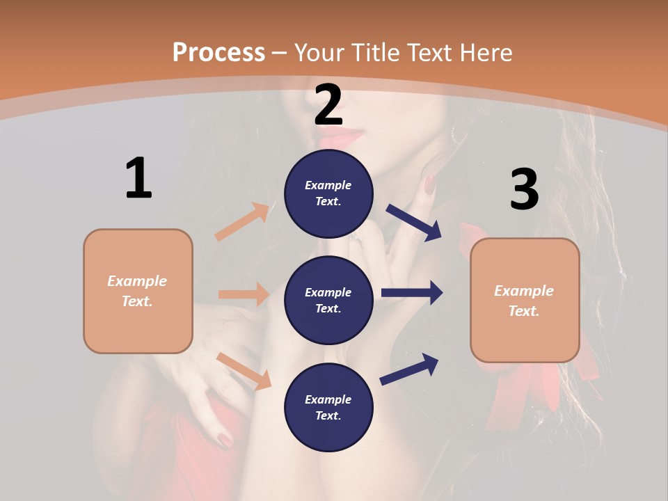 Lady Eyes Hands PowerPoint Template