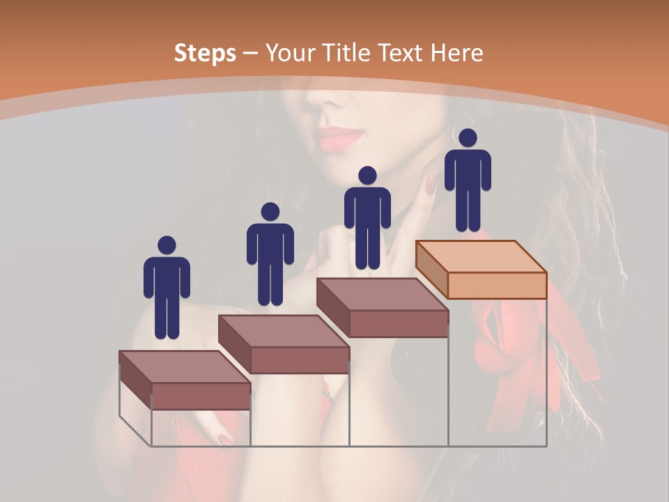 Lady Eyes Hands PowerPoint Template