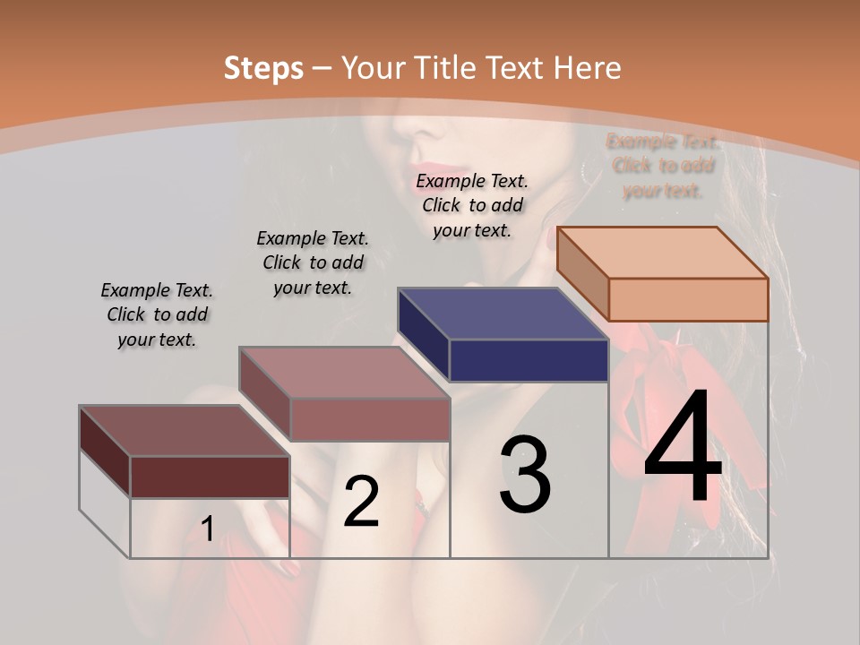 Lady Eyes Hands PowerPoint Template