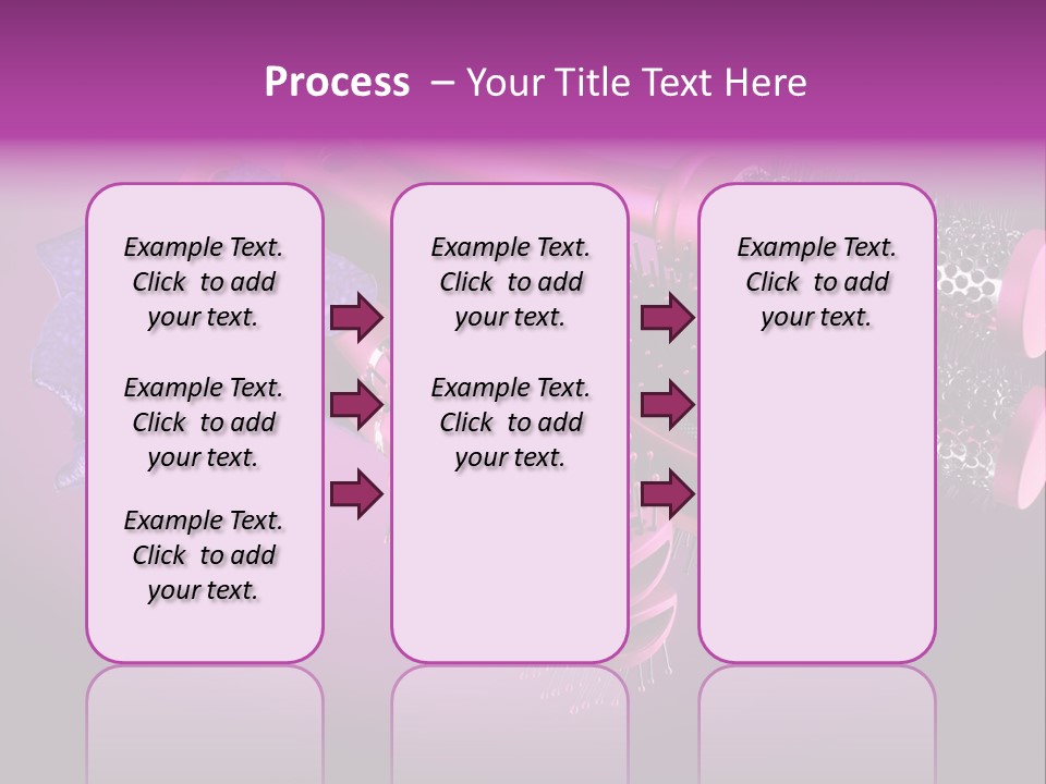 Feminine Comb Background PowerPoint Template
