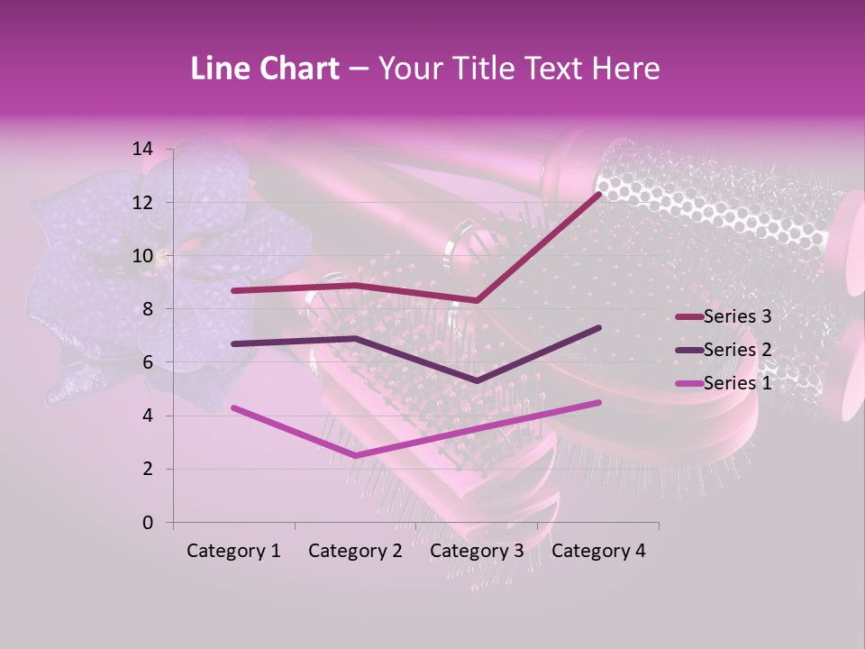 Feminine Comb Background PowerPoint Template