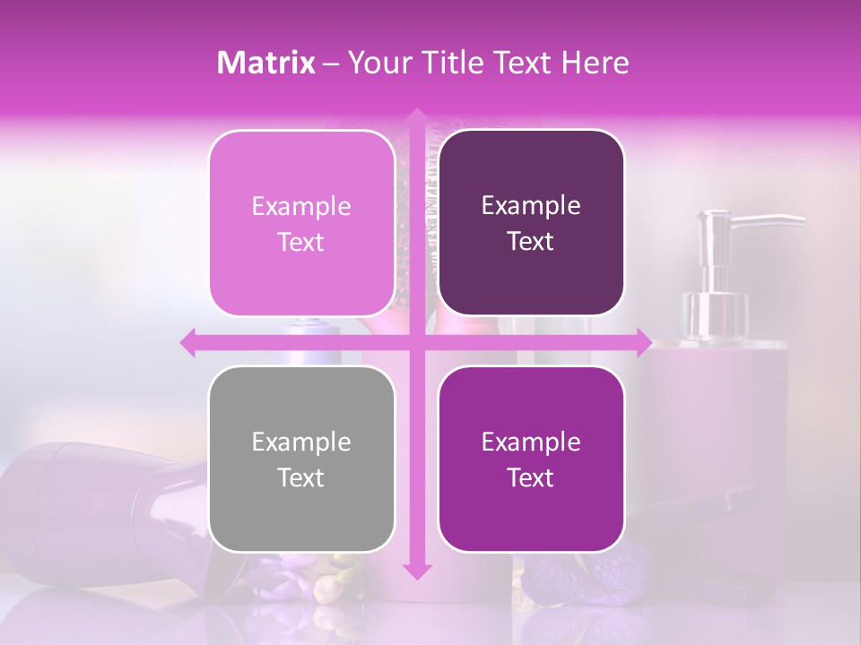 Nobody Purple Healthy PowerPoint Template